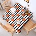 thumbnail image 2 of Fall Pumpkins Pattern Square Tablecloth,Waterproof Square Table Cover,Wipeable Spillproof Washable Table Cover for Home Kitchen Party Decor 52"x52"(132x132cm), 2 of 6