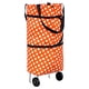 thumbnail image 2 of Moyic Bolsas de compras plegables y portátiles de gran capacidad, tela Oxford y bolsa de compras plegable de metal Almacenamiento y organización del hogar origen naranja, 2 of 6