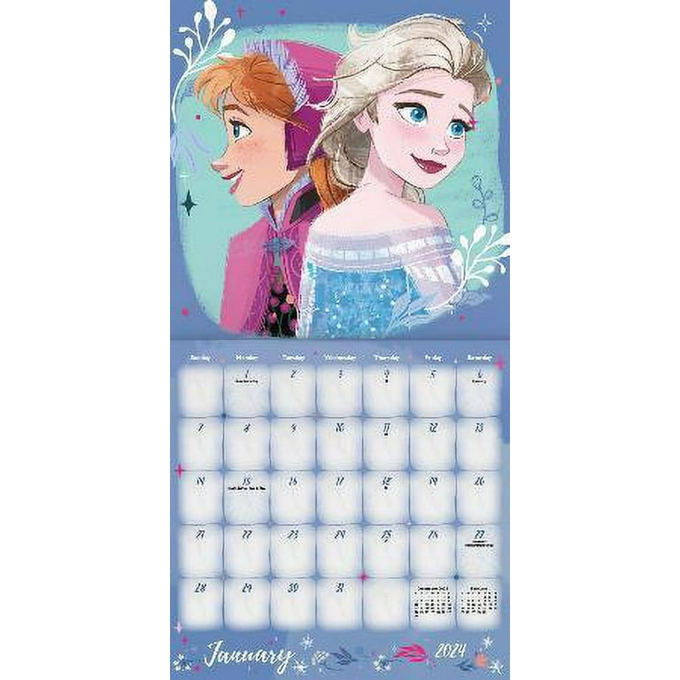 Trends International Disney Frozen 2024 7 x 7 Mini Calendar on