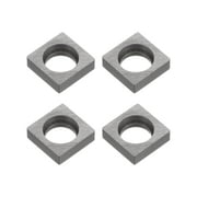 Uxcell 4pcs Carbide Insert Seat Shim MS1504 Turning Tool Accessories Thread Shim Seats for CNC Lathe Turning Tool Holder