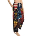 thumbnail image 2 of Daiia World Map Of Digital Circuits Women's Sleep Pant with Pockets and Drawstring,Pajama Pants-X-Large, 2 of 9