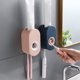 thumbnail image 2 of Toystoory Soporte para de montado en la pared, exprimidor de de dientes, estante de almacenamiento para baño de Hotel, cocina, Juegos de accesorios de baño Azul oscuro Toystoory HA066653-04, 2 of 6