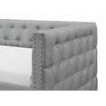 thumbnail image 5 of Home Design Solace Twin Daybed – Light Gray Upholstered Frame with Storage-Ready Design, 5 of 7