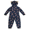 thumbnail image 2 of Christmas Matching Family Loungewear Hoodie Pattern Zipper Romper, 2 of 6