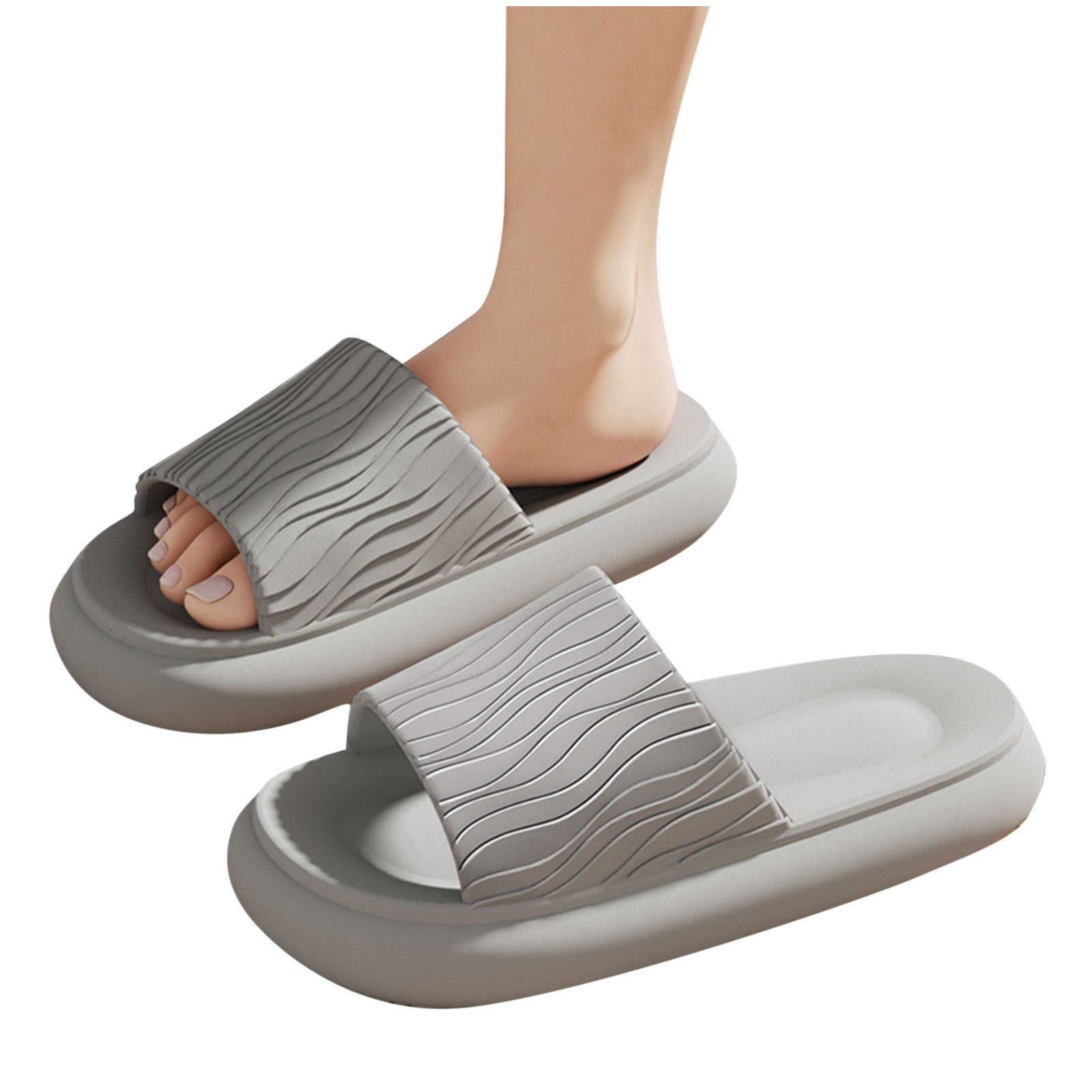 Chaussures de douche antidérapantes pour homme et femme - Légères et à séchage rapide - Semelle souple - Pour piscine et camping, Noir/blanc, 8,5 Chaussures de douche antidérapantes pour homme et femme - Légères et à séchage rapide - Semelle souple - Pour piscine et camping, Noir/blanc, 8,5