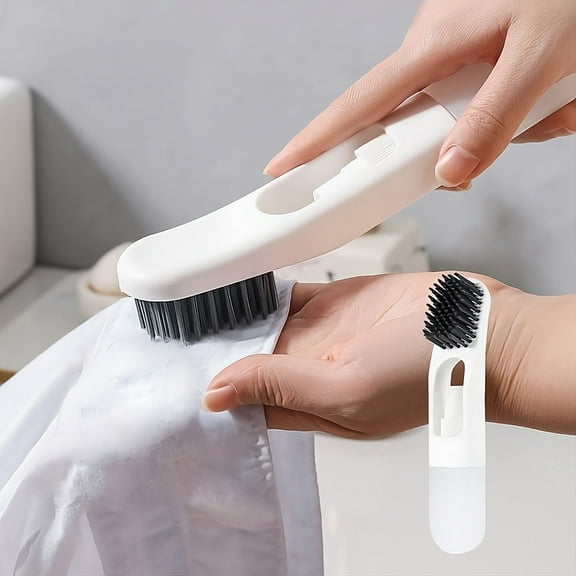 Spray Shoe Brush Decontamination without Damaging Shoes Soft Bristle Brush Home Travel Brush Multi Functional Cleaning Brush White on Clearance