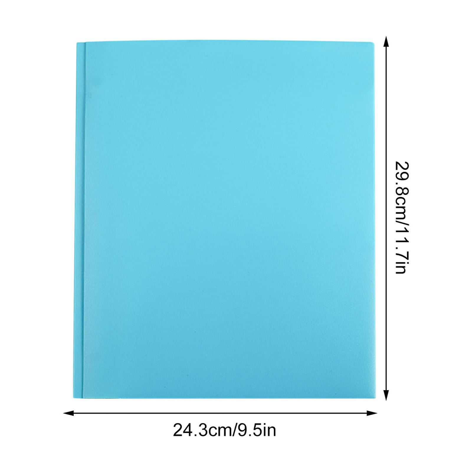 JVBTVB 10 Pcs Heavy Duty Plastic Pocket Folders - Letter Size File Folders with Pockets for Office & School Organization, Back to School Supplies, 7 Fashion Colors, Durable Document Organizer