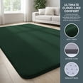 thumbnail image 3 of Buganda Soft Area Rugs, Low Pile Area Rug for Living Room Bedroom, Non Slip Washable Decor Carpet, 8'x10', Green, 3 of 6