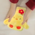 thumbnail image 3 of Bolsa de agua caliente de 500 ml - Acogedora y esponjosa felpa suave y lindo patrón de pollo Bolsa de agua caliente Funda de goma Cómoda, segura y duradera para las piernas traseras, 3 of 5