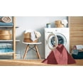 thumbnail image 2 of Ahgly Company Tapis Rond Lavable en Machine Intérieur Transitionnel Rouge, 5 Pieds Rond, 2 of 7