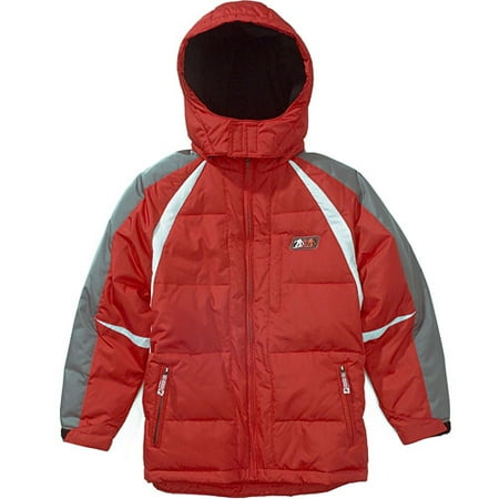 Athletic Works - Boys' Down Detachable-Hood Jacket