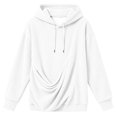 thumbnail image 5 of Y-Sunset Pouch Hoodie for Men, Oversized Dog Pouch Sweatshirts, Pet Carrier Pullover Animal Holder Long Sleeve Tops for Fall Winter Daily Wear, Vacation, Travel, 5 of 5