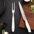 thumbnail image 5 of Henckels Forged Accent 2-pc Carving Set - White Handle, 5 of 9