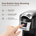 thumbnail image 4 of CHULUX Classic Single Serve Coffee Maker for K-pod, 12 Ounce Coffee Machine for Home, Black, 4 of 5