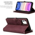 thumbnail image 5 of Wallet Case Compatible with iPhone 11 Detachable 2 in 1 Magnetic Case Case,[6 Card Slots] [Wrist Strap] [Stand Feature] Luxury Leather Cover Shockproof Slim Case for iPhone 11,6.1 inch Burgundy, 5 of 16