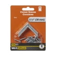 thumbnail image 1 of 1-1/2 Zinc Corner Brace 4 Pieces, 1 of 1
