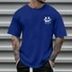 thumbnail image 2 of Camisetas de Cuello de la Tripulación de los Hombres de Poliéster Impreso en Seco Rápido, Cuello Redondo de Corte 3D para Gimnasio, Carrera, Ciclismo Y Ocasional, 2 of 4