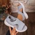thumbnail image 6 of Women's Soft Sole Orthopedic Sandals, Lightweight Casual Open Toe Sport Sandals Women Summer Dressy Comfortable Platform Wedge Breathable Slip On Walking Tennis Shoes, 38, 6 of 8