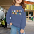 thumbnail image 2 of Mercatoo Sweatshirts for Girls Boys First Day of School Fourth Grade Graphic Pullover Tops Tween Trendy Long Sleeve Shirt, 2 of 6