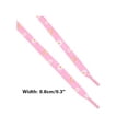 thumbnail image 3 of INSPIRE CHIC Floral Printed Flat Shoelaces Sneakers Flower Shoelaces for Casual 1 Pair Pink Daisy 160cm/63", 3 of 5