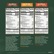 ALOHA Plant Based Protein Bars, 3 Flavor Variety Pack, 14g Protein (Pack of 12)