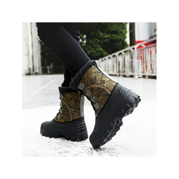 Olive green winter boots hot sale