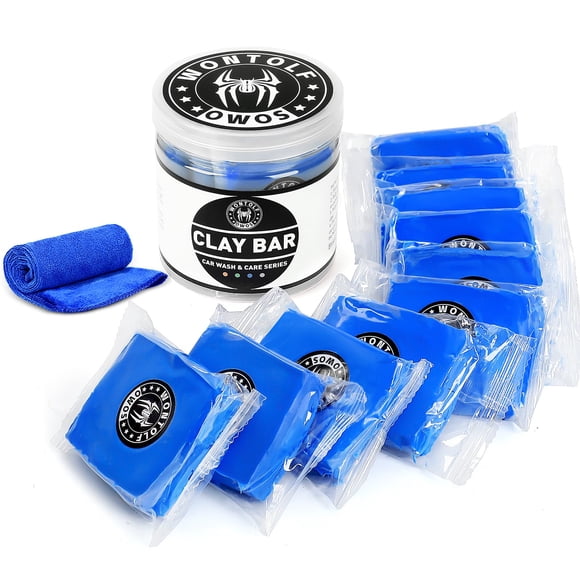 Barra de arcilla Wontolf para automóviles, paquete de 10 unidades, 10 x 50 g
