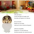 thumbnail image 4 of Lámpara de pared de apliques en miniatura, lámpara de pared de casa muñeca en forma de decora de decora, 4 of 7