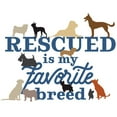 thumbnail image 2 of CafePress - Rescued Is My Favorite Breed - 11 oz Ceramic Mug - Novelty Coffee Tea Cup, 2 of 4