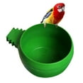 thumbnail image 1 of Bird Bowl Plastic Round Easy to Clean Parrot Water Bowl Parrot Food Bowl, 1 of 10