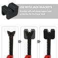 thumbnail image 4 of 4Pcs Jack Pad, Universal Rubber Slotted Adapter for Jack Stands, Rubber Frame Rail Protector Jack Pad, Black, 4 of 7