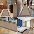thumbnail image 4 of Findosom 20"x59" Hallway Runner Rug Non Slip Entryway Mat with Rubber Backing Machine Washable Laundry Runner Rug Long Indoor Doormat Entrance Floor Mat Runner for Garage Kitchen Laundry Brown, 4 of 8