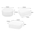thumbnail image 2 of Soimiss 12Pcs Powder Puff Box Plastic Makeup Sponge Storage Organizer Portable Case, 2 of 8