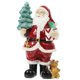 thumbnail image 1 of ColoMX Resin Santa Claus Statue Regalo de Navidad Fiesta de Navidad Artesanía de resina Santa Claus Figura, 1 of 7