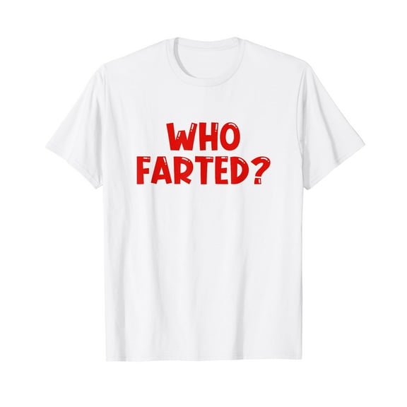 Who Farted? Funny College Nerds Fart Joke T-Shirt