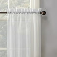 thumbnail image 2 of No. 918 Joy Macrame Lace Trim Semi-Sheer Rod Pocket Kitchen Curtains, 2 of 4