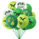 thumbnail image 1 of Conjunto combinado de globos de látex con temática de dinosaurio de 12 pulgadas, adecuado para decoración de fiestas de cumpleaños, globos de deseos, 1 of 5