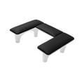 thumbnail image 4 of de la mano d d de la uña, cojín de uñas portátiles, cómodas piernas desmontables, almohada de mano para vacaciones, salón negro, 4 of 8