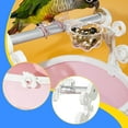 thumbnail image 6 of Serenable Bird Perch Stand Parrot Stand Play Stands Desktop with Cups Parrots Exercise Parrots Poop Stands for Budgie Conures Parakeets Pink, 6 of 10