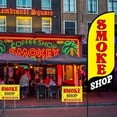 thumbnail image 5 of Smoke Shop Feather Flag Pole Kit Include 7 ft Banner Flag with Poles 5 Pcs Smoke Shop Sign and 10 Pcs Ground Stake for Outside Business Stores Shops Decoration, 5 of 7