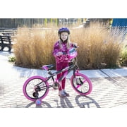 Kent Bicycles Sparkles Girls 18 Kids Bicycle, Black and Pink