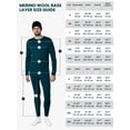 thumbnail image 7 of Merino.tech Men’s 100% Merino Wool Midweight Base Layer Top and Bottom Set Includes 𝗕𝗼𝗻𝘂𝘀 Hiking Socks, 7 of 7