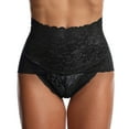 thumbnail image 1 of Gibobby Pantys para Mujer Ropa interior mujer transparente malla encaje sexy Bragas cintura alta talla grande Bragas（Negro， M), 1 of 5