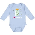 thumbnail image 3 of Inktastic I Love Summer Cute Fireflies Boys or Girls Long Sleeve Baby Bodysuit, 3 of 5