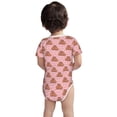 thumbnail image 3 of Gaeub Heart Capybara Print Infant Climbing Onesie,Toddler Outfit,Newborn Baby Bodysuit,Baby Boy Girl Clothes -6 Months, 3 of 6