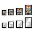 thumbnail image 4 of IBA Indianbeautifulart Lord Shiva Picture Frame Religious Poster Black Wall Frame Deity Photo Frame Wall Decor&nbsp;For Home/ Office/ Temple-6 x 8 Inches, 4 of 7