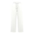 thumbnail image 5 of GERsome Women's Fleece Wide Leg Pants Drawstring Elastic Waist Lounge Sweatpants with Pockets Winter Casual Trousers Size 2XL, 5 of 6