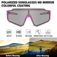 thumbnail image 3 of Gafas de sol deportivas STORYCOAST Polarized UV400 Pink Lens, 3 of 7