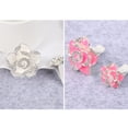 thumbnail image 2 of OULII Car Smell Air Freshener Cute Camellia Rhinestone Encrusted Accessories Pink 2Set, 2 of 8