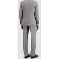thumbnail image 2 of Nautica Mens Modern fit 2 Piece Suit 50 R / 44 Waist Light Grey Solid Stretch, 2 of 5